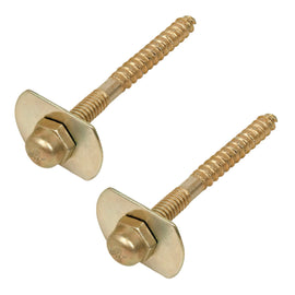 Bolsa con 2 pijas 1/4" x 66 mm para base de WC a piso    FOSET    PIJ-WC (49330) - Hergui Musical