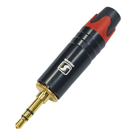 PLUG 3.5mm MACHO ESTEREO NEGRO GRANDE  SOLCOR   PL35NG - Hergui Musical