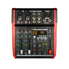 Mezcladora análoga 6 canales  PROEL   PLAYMIX6 - Hergui Musical