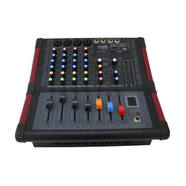 Mezcladora amplificada 4 canales USB, Bluetooth 250w  ROMMS   PMX-4CH - Hergui Musical