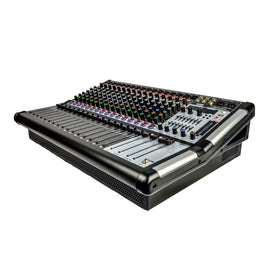 Mezcladora amplificada 16 Canales 500w x 2  ROMMS   PMX-P16CH - Hergui Musical