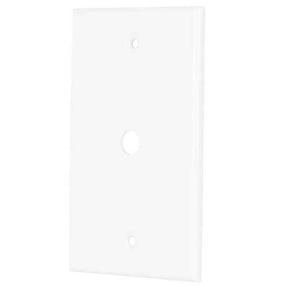 PLACA DE ABS PASACABLE STANDARD BLANCO    VOLTECK   PPAN-SB - Hergui Musical