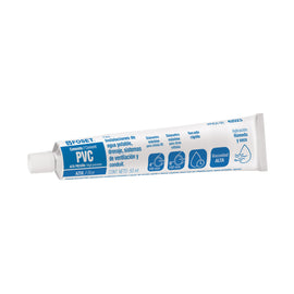 Cemento azul para PVC en tubo de 50 ml, alta presión, Foset    PPVCA-50 - Hergui Musical