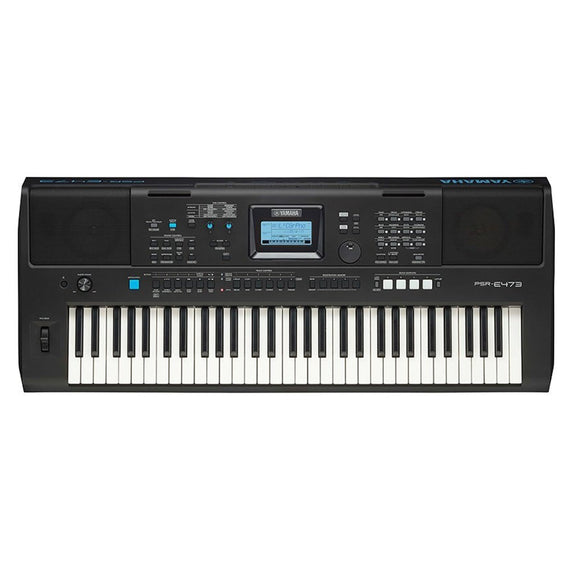 Teclado portátil educativo 61 teclas (Incluye Adaptador SPA-150)  YAMAHA  PSRE473SET - Hergui Musical