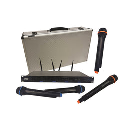MICROFONO INALAMBRICO UHF 4PZAS  VAMAV  PU-5500