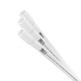 Tubo de 3/4" de pvc hidráulico cédula 40, de 3 m, foset    PVC-002 - Hergui Musical