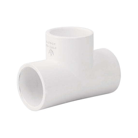 Tee sencilla de pvc 3/4