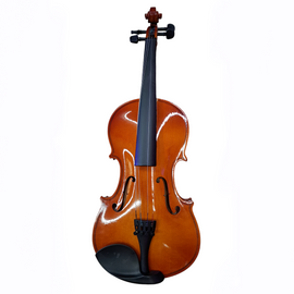 VIOLÍN 4/4 ECONÓMICO, INCLUYE: ESTUCHE, BREA, PUENTE Y ARCO  GM MUSIC  HDA04-22 - Hergui Musical