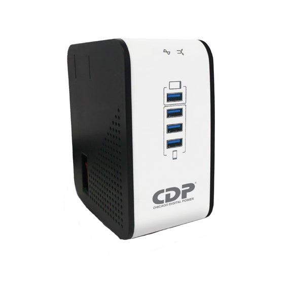 Regulador de Voltaje CDP R2CU-AVR1008 1000VA/500W 8 Contactos   R2CU-AVR1008 - Hergui Musical