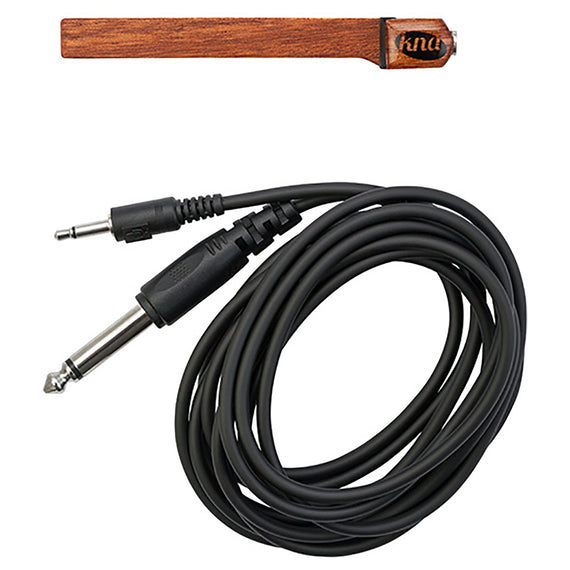 Pastilla para guitarra flamenca o clásica, portátil, se instala en el bloque del puente usando la tensión de las cuerdas para su sujeción, sonido natural  KNA  NG-1 - Hergui Musical