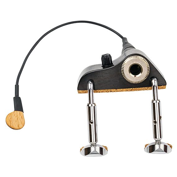 Pastilla para violín o viola, control de volumen integrado, piezoeléctrico portátil de bajo perfil, montado en el puente, no requiere modificar el instrumento, sonido natural  KNA VV-3V - Hergui Musical