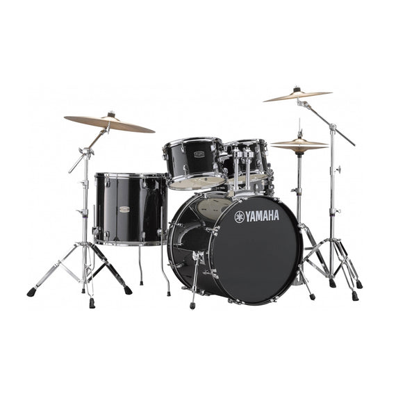 Jgo. de batería Rydeen Black Glitter c/herrajes JHWRD  (Sin platillos)  YAMAHA   JRDP2F5BLGHW - Hergui Musical