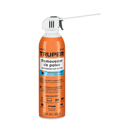 Removedor de polvo (aire comprimido) de 660 ml,  TRUPER   RP-66 - Hergui Musical