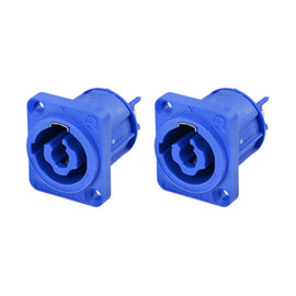 PAQ. 2 PZAS. DE Plug Speakon Hembra chasis 3 Polos AC POWER INLET D-Size REAN  RRAC3I-G-000-0(2) - Hergui Musical
