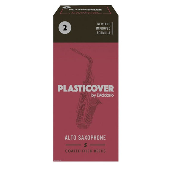 Paq. de 5 Pzas. DE CAÑA No. 2 PARA SAX ALTO RICO PLASTICOVER  RRP05ASX200(5) - Hergui Musical