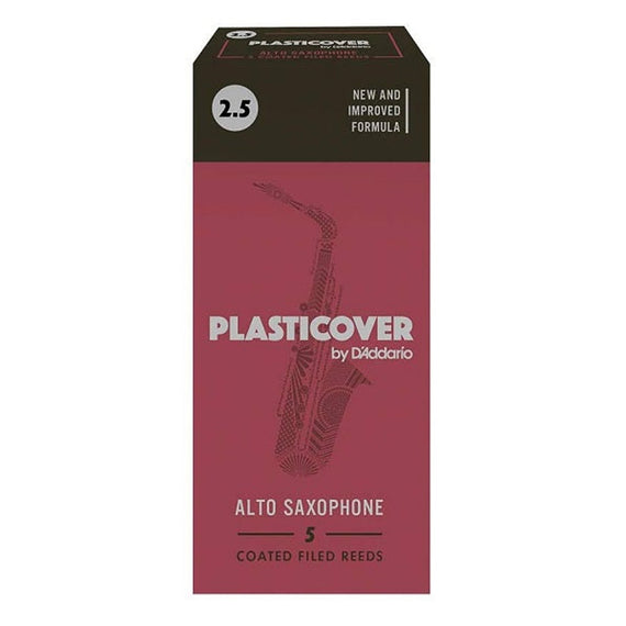 Paq. de 5 Pzas. DE CAÑA No. 2 1/2 PARA SAX ALTO  RICO   PLASTICOVER    RRP05ASX250(5) - Hergui Musical