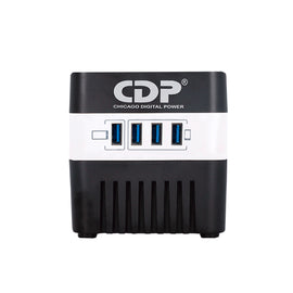 Regulador de Voltaje CDP RU-AVR604,, 4, Negro, 600 VA  RU-AVR604 - Hergui Musical