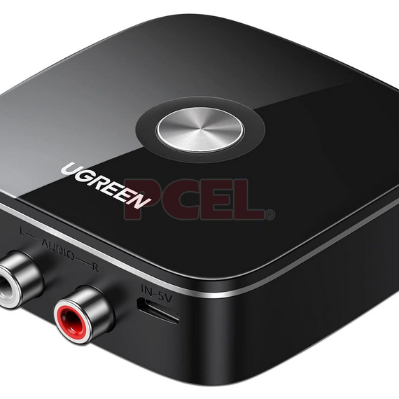 Receptor de Audio Bluetooth 5.0 a RCA o Auxiliar 3.5mm / Tecnología EDR / Reconexión Automática / Hasta 10 m  UGREEN  30445 - Hergui Musical