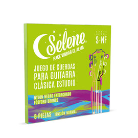 JGO DE CUERDAS NYLON NEGRO SELENE S-NF - Hergui Musical