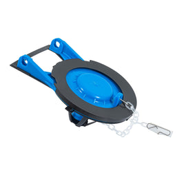 Sapo 3" wc, pvc azul, cadrena plastica,  foset     SA-010 - Hergui Musical