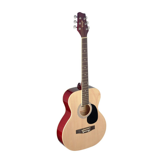 Guitarra Acústica Auditorium, con tapa basswood, Color natural  STAGG   SA20A-NAT - Hergui Musical