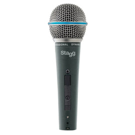 MICRÓFONO DE MANO ALÁMBRICO, BOBINA DC164, DINÁMICO CARDIOIDE PROFESIONAL  STAGG  SDM60 - Hergui Musical