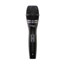 MICRÓFONO DE MANO ALÁMBRICO,  CON BOBINA DC90, DINÁMICO CARDIOIDE PROFESIONAL  STAGG   SDM90 - Hergui Musical