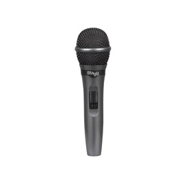 MICROFONO DE MANO ALÁMBRICO, DINÁMICO CARDIODE PARA ACTUACIONES EN VIVIO BOBINA DC98  STAGG   SDMP15 - Hergui Musical