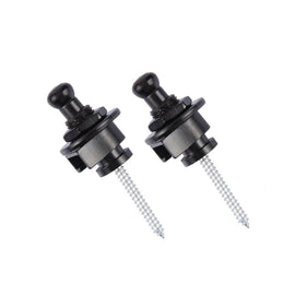 JGO. DE SUJETADORES PARA CORREA DE GUITARRA, NEGRO JENDRIX   SL-50BK - Hergui Musical