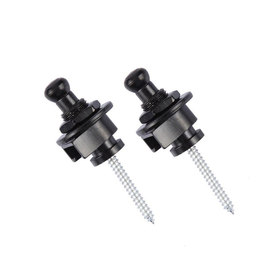 JGO. DE SUJETADORES PARA CORREA DE GUITARRA, NEGRO JENDRIX   SL-50BK - Hergui Musical
