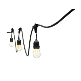 Serie de 7.3 m con 12 luces de led para exterior, volteck   49992 - Hergui Musical