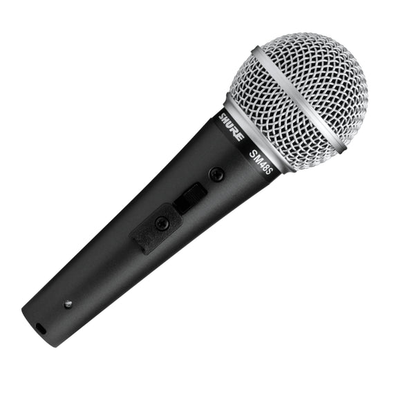 Micrófono de mano vocal, Dinámico, Cardioide, Esfera, Gris obscuro  SHURE  SM48S-LC