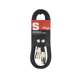 CABLE DE CANON A CANON MACHO/HEMBRA 3m, ANILLO AMARILLO  STAGG   SMC3-YW - Hergui Musical