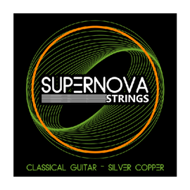 ENCORDADURA PARA GUITARRA CLÁSICA NYLON CRISTALINO ENTORCHADO PLATEADO SUPERNOVA TEMPO  SELENE   SNT-B