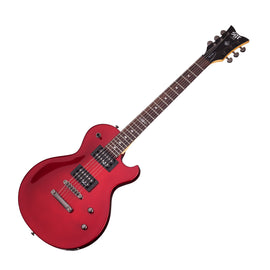Guitarra eléctrica sólida, rojo metálico, cuerpo de tilo, contorno tapa arqueada, brazo de maple, diapasón de palo de rosa  SGR BY SCHECTER  SOLO-II-MRD - Hergui Musical