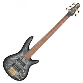 BAJO ELECTRICO IBANEZ ''SR'' DE 5 CUERDAS, GRIS TEXTURIZADO/SOMBREADO NEGRO MATE  SR305EDX-BZM - Hergui Musical