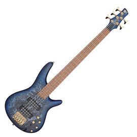 Bajo Eléctrico 5 Cuerdas Sr Azul Texturizado Sombreado Azul Mate  Ibanez SR305EDX-CZM - Hergui Musical