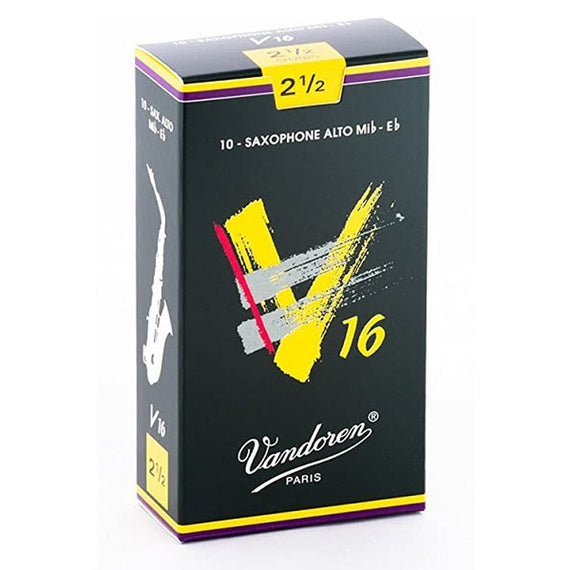 Paq. 10 Pzas. DE CAÑA No. 2 1/2 PARA SAX ALTO  VANDOREN  SR7025(10) - Hergui Musical