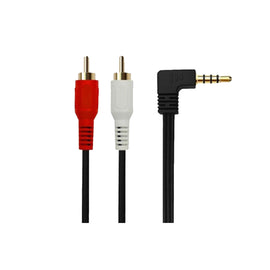 CABLE 2 PLUG RCA A PLUG 3.5 3.6m  WICKED   SS1-4047L(G)/3.6 - Hergui Musical