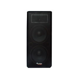 BAFLE 2 x 15" PASIVO DE MADERA, TERMINADO EN FIELTRO 400w RMS   SOUNDTRACK   STS-215H - Hergui Musical