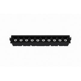 LUMINARIA LINEAL EMPOTRABLE EN TECHO COLOR NEGRO  ARTLITE  ADE-709 - Hergui Musical
