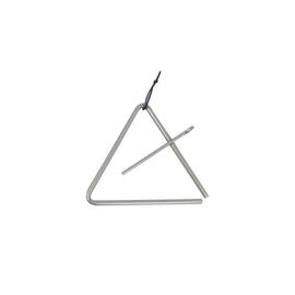 TRIANGULO CROMADO MEDIANO  TEMPO   T-M - Hergui Musical