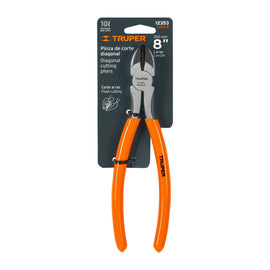 Pinza de corte diagonal 8" mango de pvc,  TRUPER   T202-8