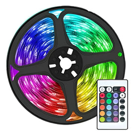 Tira de leds 5m para exterior, RGB, IP 65, LED 5050  MEGALUZ LED   T5050RGB22 - Hergui Musical