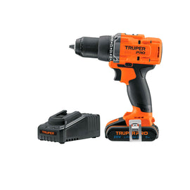 Taladro/destornillador 1/2", 20v, 1 batería 2ah   TRUPER PRO   TALI-20A2 - Hergui Musical