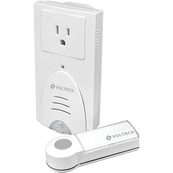 Timbre inalambrico con receptor para enchufar, 1 tono  VOLTECK   TIMI-100C - Hergui Musical