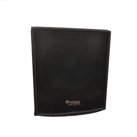 BAFLE 18" AMPLIFICADO 500w RMS MADERA CUBIERTA DE FIELTRO  SOUNDTRACK   TITAN-18P - Hergui Musical