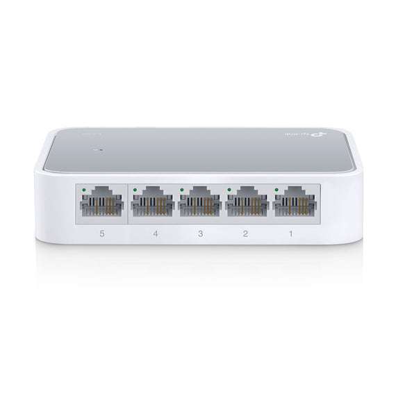 SWITCH DE SOBREMESA CON 5 PUERTOS A 10/100 MBPS  TP-LINK   TL-SF1005D - Hergui Musical