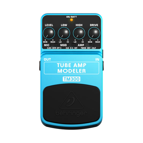 PEDAL BEHRINGER TM300 TUBE AMP MODELER   TM-300 - Hergui Musical