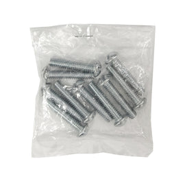 Paq. 10 Pzas. de tornillos 1/4" x 1-1/4" tipo estufa, fiero   TORE-1/4X1-1/4(10) - Hergui Musical